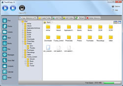 TouchCopy files feature screenshot