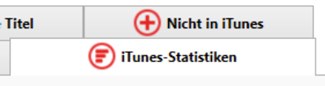 „iTunes-Statistiken“-Tab vom Tune Sweeper
