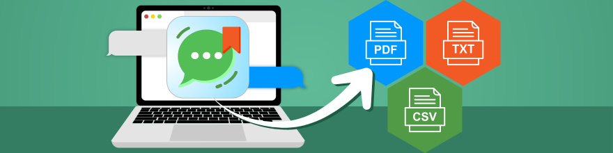 Mac Messages als PDF oder CSV exportieren