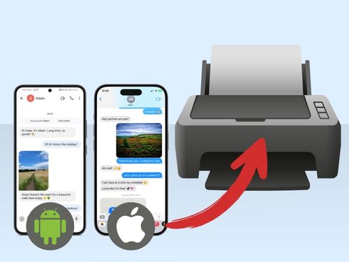 SMS verlauf ausdrucken | iPhone und Android