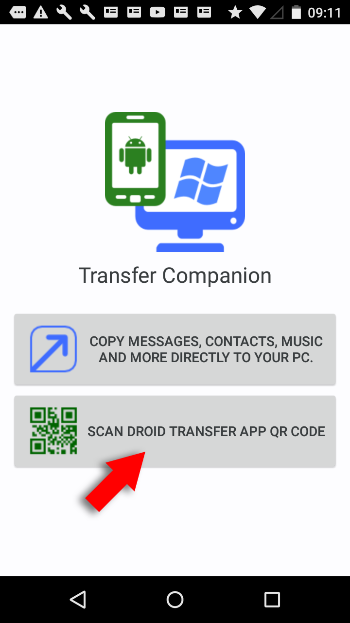 Verbinden Sie Transfer Companion mit WiFi
