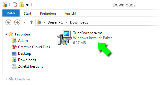 Tune Sweeper installer download to your PC
