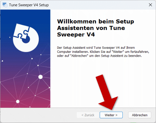 Tune Sweeper Installationsprogramm