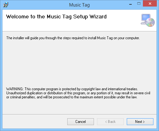 Music Tag Installationsprogramm
