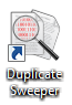 Duplicate Sweeper icon on the Desktop