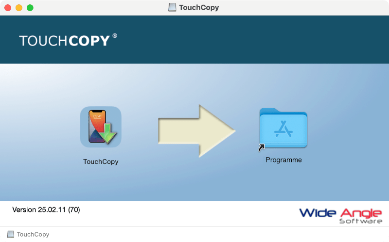 TouchCopy installer download to your PC