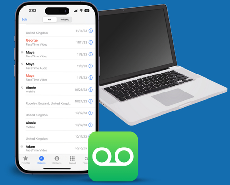 Speichern von iPhone-Sprachnachrichten auf Ihrem Computer