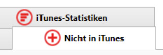 Der “Nicht in iTunes”-Tab von Tune Sweeper